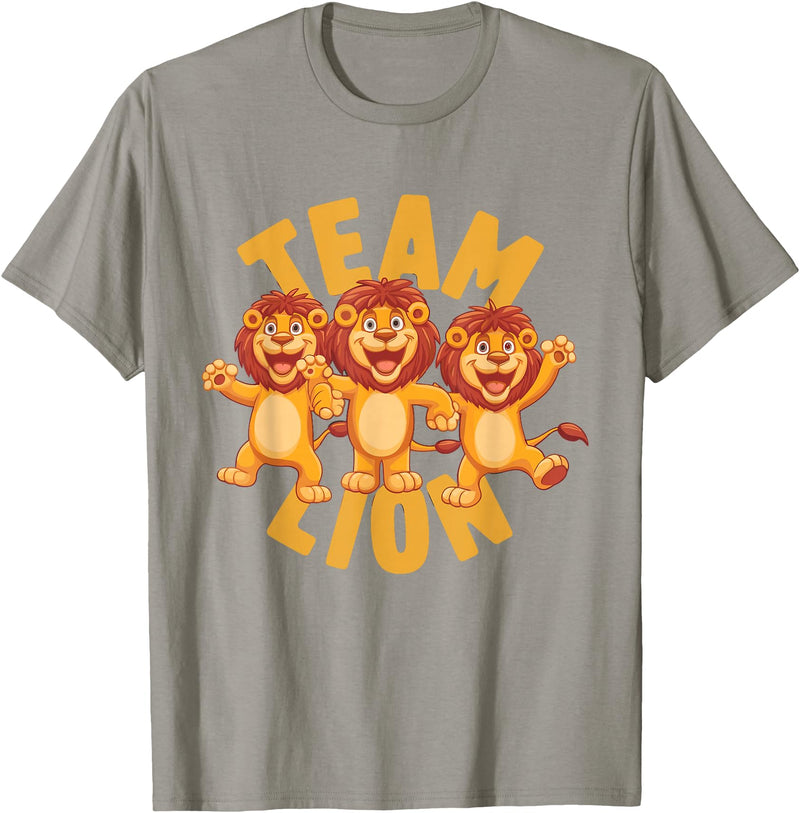 Lion Design for Lion Lovers Team Lion Stuff | Lion Costume | Products for Lion T-Shirt - Slate Grey