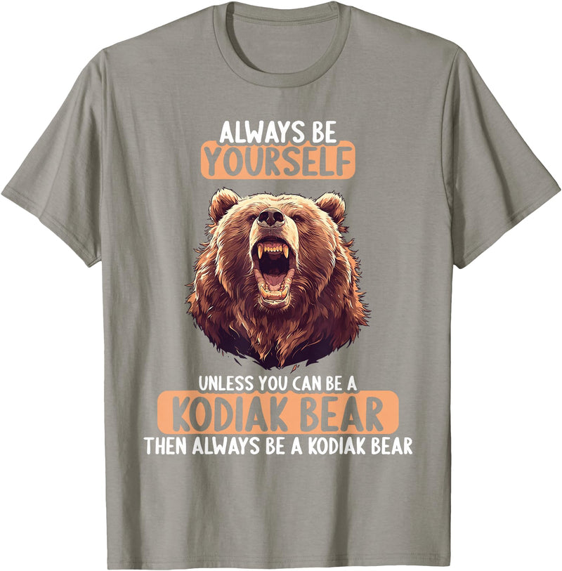 Kodiak Bears Kodiak Bear Lovers Shop Kodiak Bears Kodiak Bear T-Shirt - Slate Grey