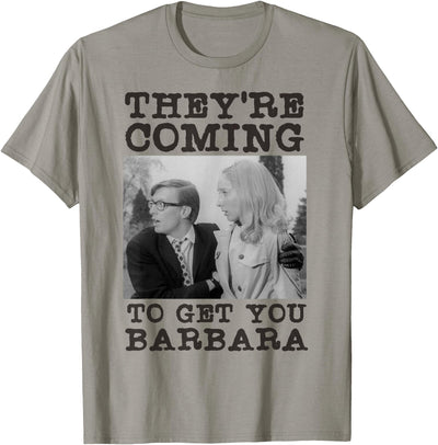 Vintage Halloween Zombie Gifts They're Coming to Get You Barbara - Zombie The Living Dead T-Shirt