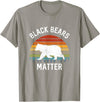Save The Black Bear Camping Gear Black Bears Matter Animal lover Of Nature Outdoors Camping T-Shirt - Slate Grey