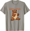 Happy Mama Bear Cool Vibes with Mama Bear Costume T-Shirt - Slate Grey