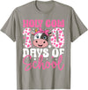 Holy Cow 100 Days of School Teachers Students Girls Women T-Shirt - Slate Grey