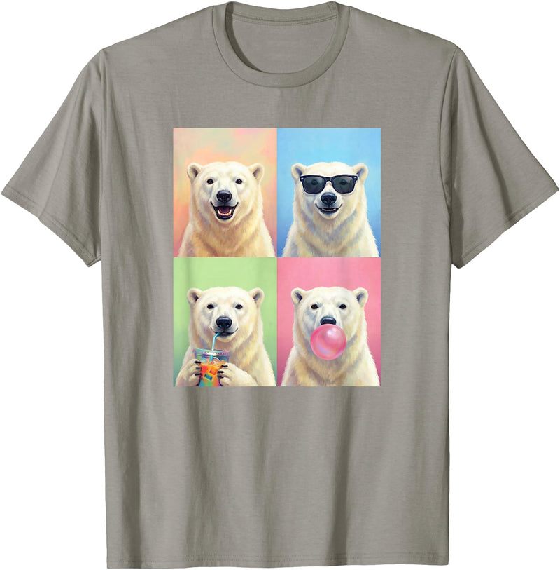 polar bears polar bear Shop Polar Bears Funny Polar Bear T-Shirt - Slate Grey