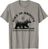 Hiking Bear Apparel Hike in Groups Bears Like to Have Options Funny Camping T-Shirt - Slate Grey