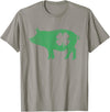 Pig - Shamrock St Patricks Day - Shirts Pig - Shamrock St Patricks Day Saint Paddys Irish Funny T-Shirt - Slate Grey