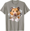 Cute Hamster Design for Men Women Kids Animal Hamster Lovers T-Shirt - Slate Grey