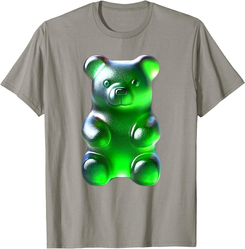 Urban Empyre Green Gummy Bear T-Shirt - Slate Grey