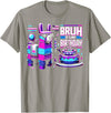 Llama Pinata Birthday Family Bday Party Decoration Llama Pinata Video Game Funny Gamer Bruh Its My Birthday T-Shirt - Slate Grey