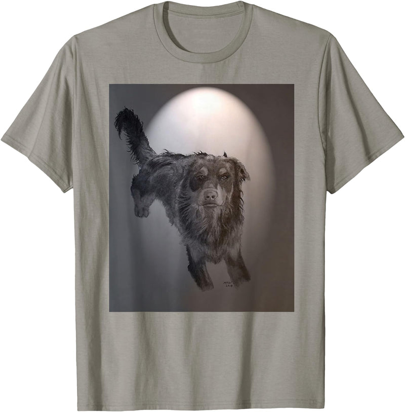 1awaken t-shirts Dog t-shirt. Duke - Slate Grey