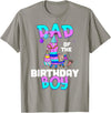 Llama Boys Kids Lovers Dad Fathers Creations Llama Birthday T-Shirt; Birthday Boy Shirt for Dad Father T-Shirt - Slate Grey