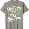 CharlIan Minds - LlamaLovers The Volley Llamas Pickleball Funny Llama T-Shirt - Slate Grey