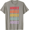 horses Apparel Horses T-Shirt - Slate Grey