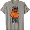 Bear Shirts For Men Women Kids Gifts Cool Bear Sunglasses Men Women Kids Boys Girls Youth Teen T-Shirt - Slate Grey