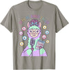 Cute Bingo Caller Activity Staff Gear Official Bingo Caller Llama Funny Activity Director Alpaca T-Shirt - Slate Grey