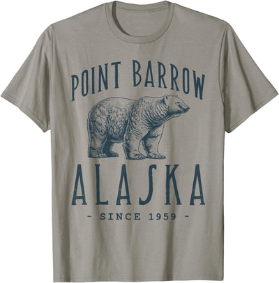 POINT BARROW, ALASKA POLAR BEAR WILDLIFE T-Shirt