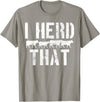 Daneisyista Vintage Cow Beef Butcher Farmer Gift T-Shirt - Slate Grey
