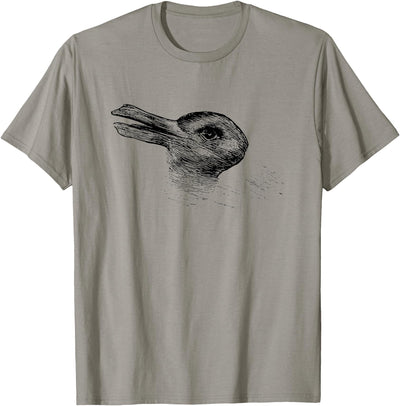 Duck Rabbit Illusion Graph Axis T-Shirt