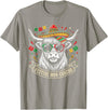 Cinco De Mayo Fiesta Moo Tees Vintage Highland Cow Cinco De Mayo Funny Retro Fiesta Design T-Shirt - Slate Grey