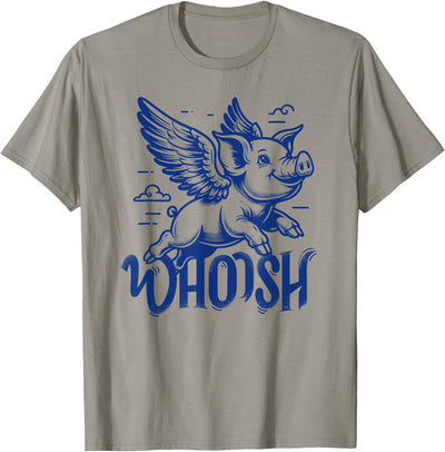 Flying Pig with Wings 90s Graphic T-Shirt
