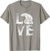 Love Polar Bears - White Bear T shirt, Tee Love Polar Bears T-shirt Cute White Bear Gift Climate Change T-Shirt - Slate Grey