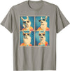 Tie-Dye Animal Groovy Llama Lover Men Women Kids Colorful Hippie Llama Wearing Tie Dye Llama Lovers T-Shirt - Slate Grey