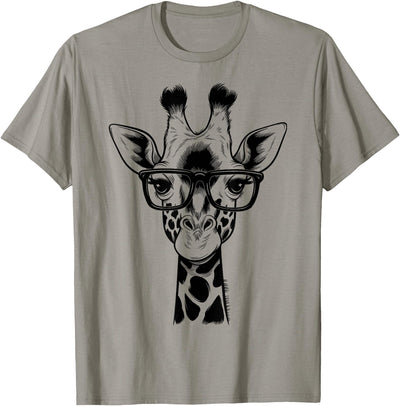 Cute Giraffe Graphic Casual Summer Funny Cool Animal Lover T-Shirt