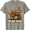 Bear Hug Wrestling Bear Hug - Wrestling bears T-Shirt - Slate Grey