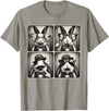 Funny Rabbit Bunny T-Shirt in Slate Grey