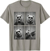 Funny Bear PhotoBooth Stuff Accessories & Gifts Bear PhotoBooth Sunglasses Funny Dab Bears Lover T-Shirt - Slate Grey