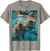 Funny Graphic Capybara Gift Ideas Funny Graphic Capybara T-Shirt - Slate Grey