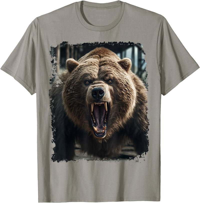 Noah&Friends Vintage Bear T-Shirt - Slate Grey