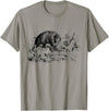 Boar hunting Wild Boar Hunter Pig Hog Hunting T-Shirt - Slate Grey