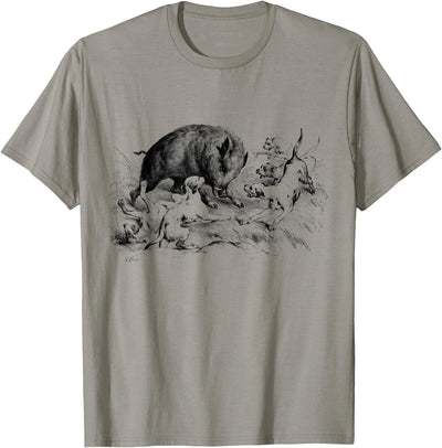 Wild Boar Hunter Pig Hog Hunting T-Shirt