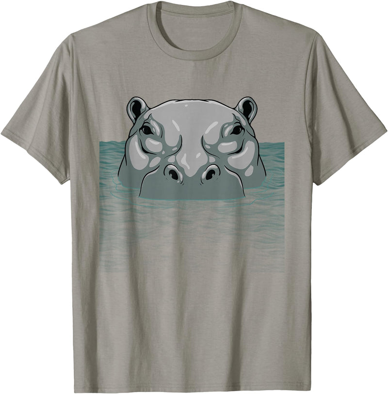 Hippo Gift Hippopotamus Lover Accessories & Stuff Cool Hippo For Men Women Kids Hippopotamus Lovers Zoo Safari T-Shirt -