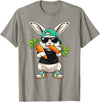 Funny Easter Bunny with Carrot Rabbit Easter Boys Kids Men T-Shirt in Slate Grey