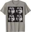 Lion Shirts For Men Women Kids Gifts Lion Selfie Funny Meme Women Kids Boys Girls Youth Teen Men T-Shirt - Slate Grey