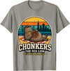 Chonkers The Sea Lion San Francisco Funny Seal Tee Chonkers The Sea Lion San Francisco Funny Seal T-Shirt - Slate Grey