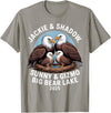 Nature Wildlife Art Prints Jackie & Shadow Sunny & Gizmo Big Bear Lake 2025 Eagle T-Shirt - Slate Grey