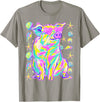 Coastal Summer Animals Beach Art Cute Pig with Hearts Sunglasses Seashells Coastal Summer T-Shirt - Slate Grey