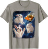 Bunny Chow Space Rabbit South Africa Food Curry Meme Funny T-Shirt in Slate Grey