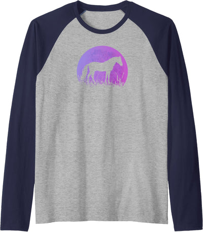 Horse Apparel Horse Raglan Baseball Tee