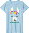 Llama Shirts & Alpaca Gifts No Prob Llama Christmas Women Kids Girls Birthday T-Shirt - Baby Blue