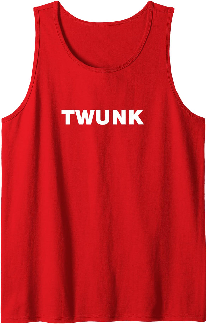 Gear for Gay Men Mens Twunk Tank Top - Red