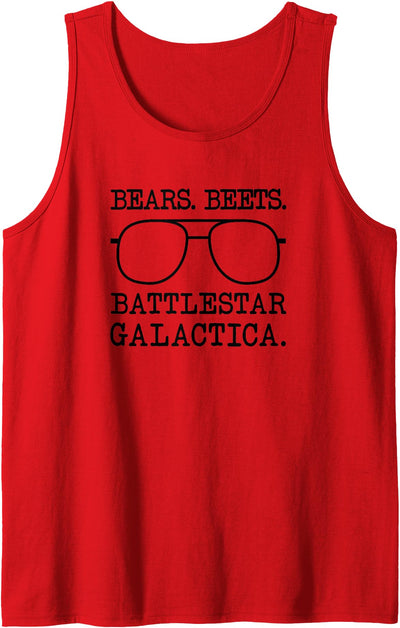 Bears. Beets. Battlestar. Tank Top