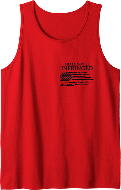 Second Amendment Shall Not Be Infringed Flag T-Shirt