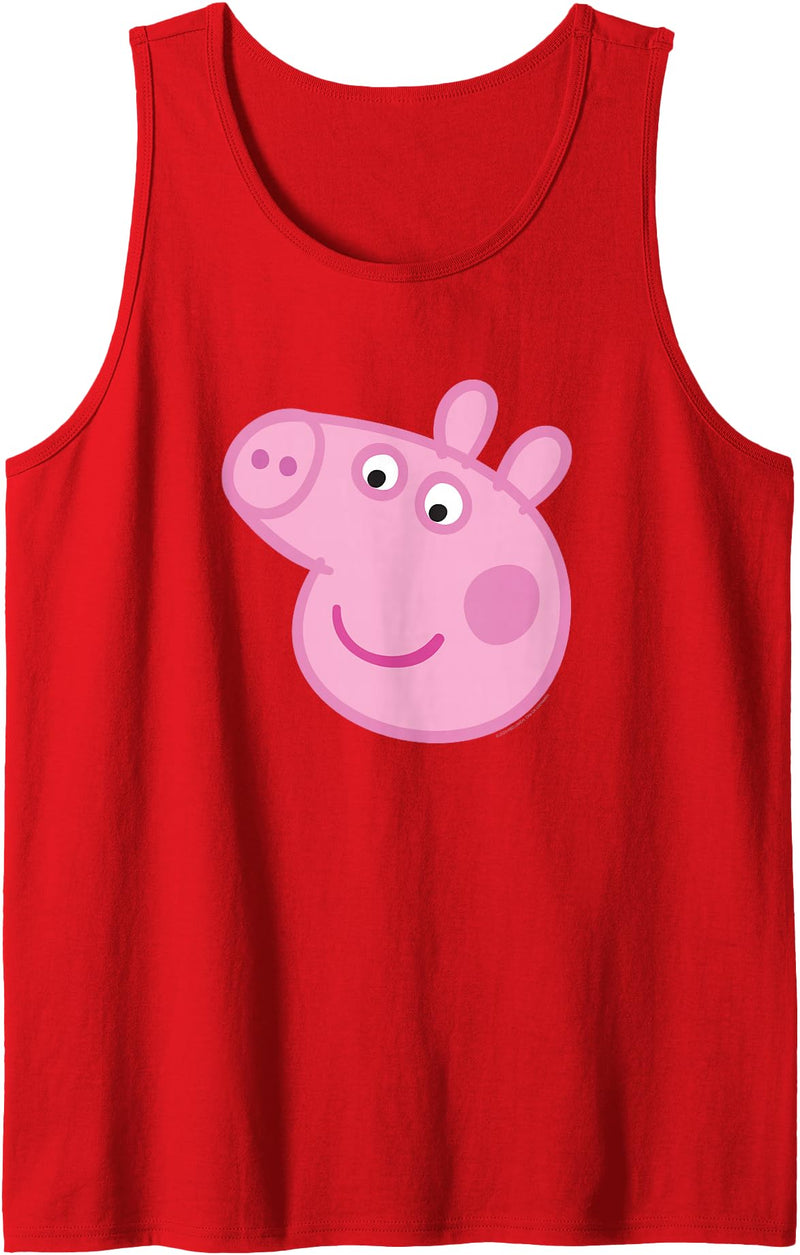 Peppa Pig Big Face Tank Top - Red