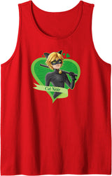 Miraculous Ladybug Valentine's Day Love from Cat Noir Tank Top
