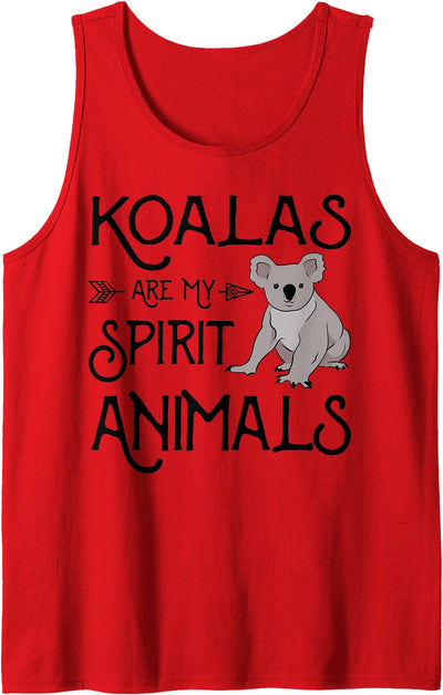 Koalas Are My Spirit Animals Gift Vintage Koala Bear Tank Top