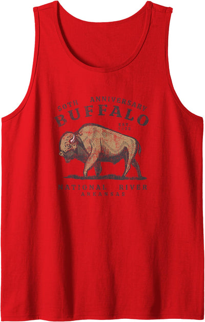 Cow Take Me to the Buffalo River 50th Anniversary Buffalo Tank Top