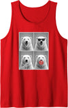 polar bears polar bear Shop Polar Bears Funny Polar Bear Tank Top - Red